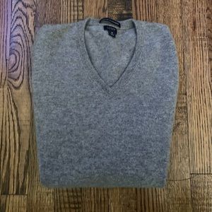 J.Crew Cashmere V-neck sweater Grey